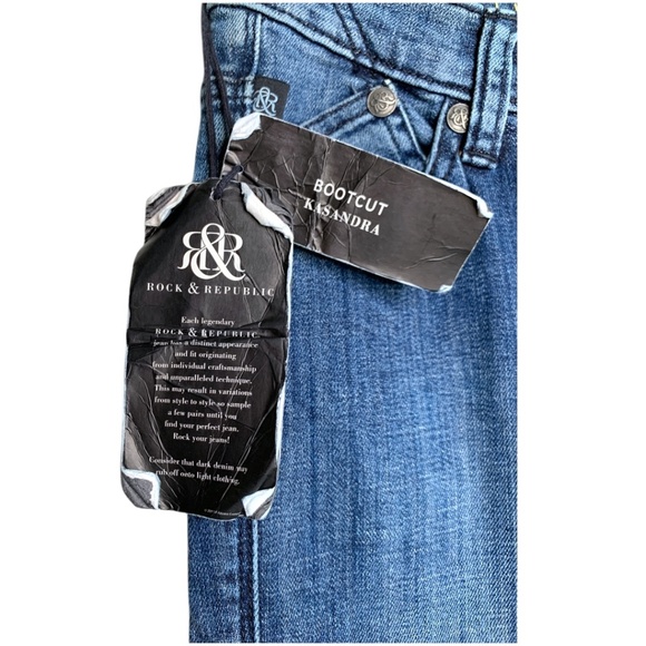 NWT Rock & Republic Women's Jeans Size 0 Bootcut Kasanda NEW - Picture 7 of 9